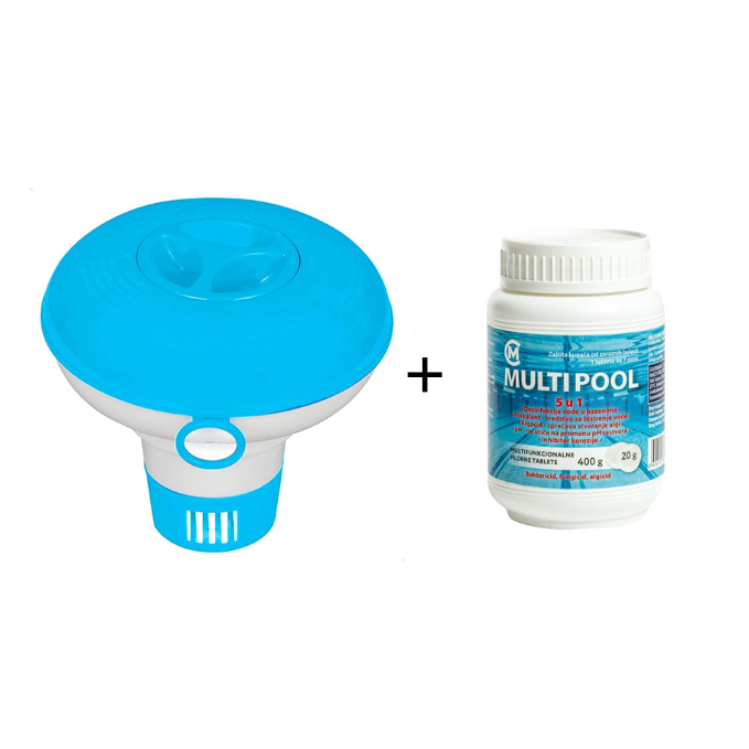 Multifunkcionalne tablete 5u1 400g - 20g + Mali dozator za tablete