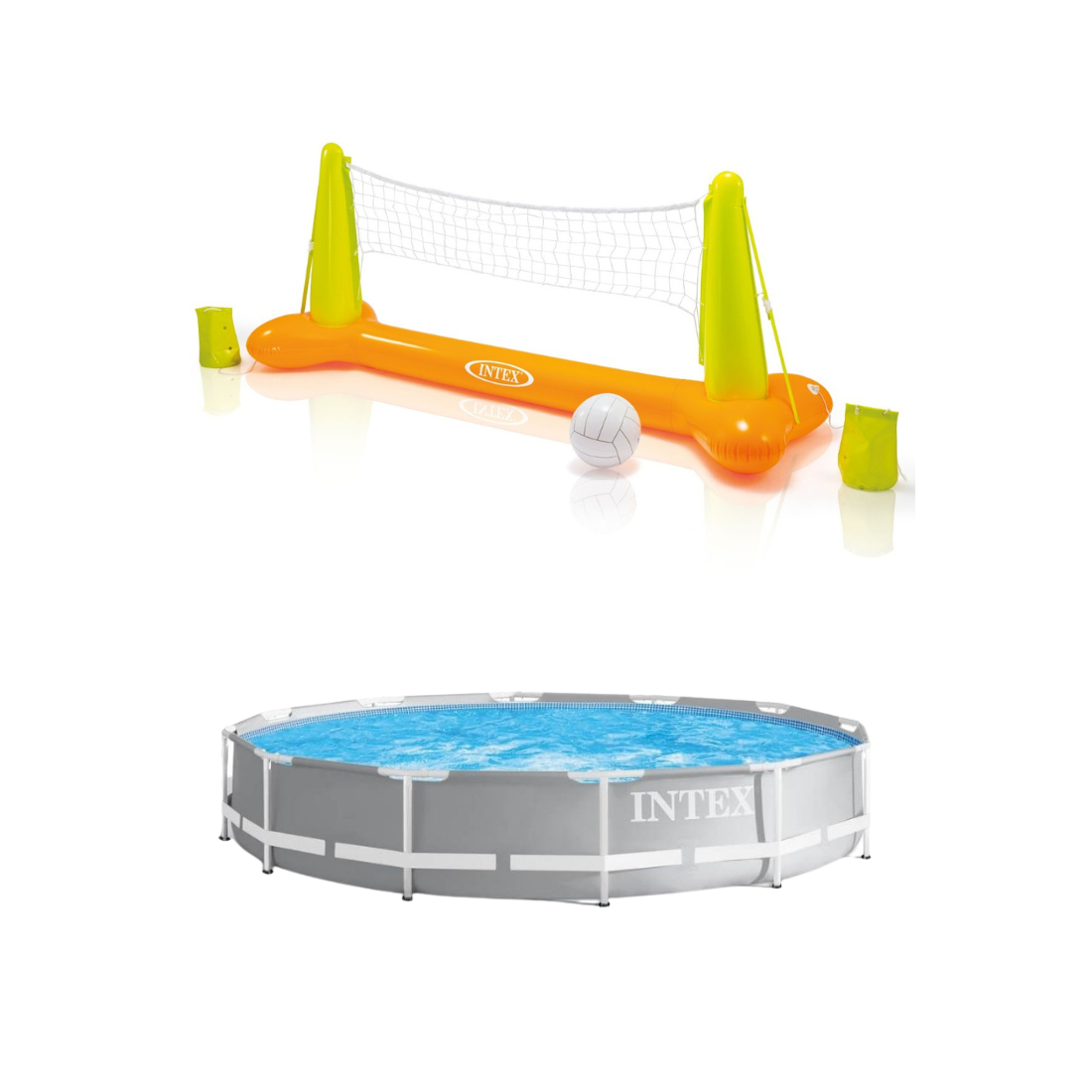 PRISM FRAME bazen 3.66x0.99m + INTEX Odbojka Za Bazen 239 x 64 x 91 cm  - Premium Zabava!