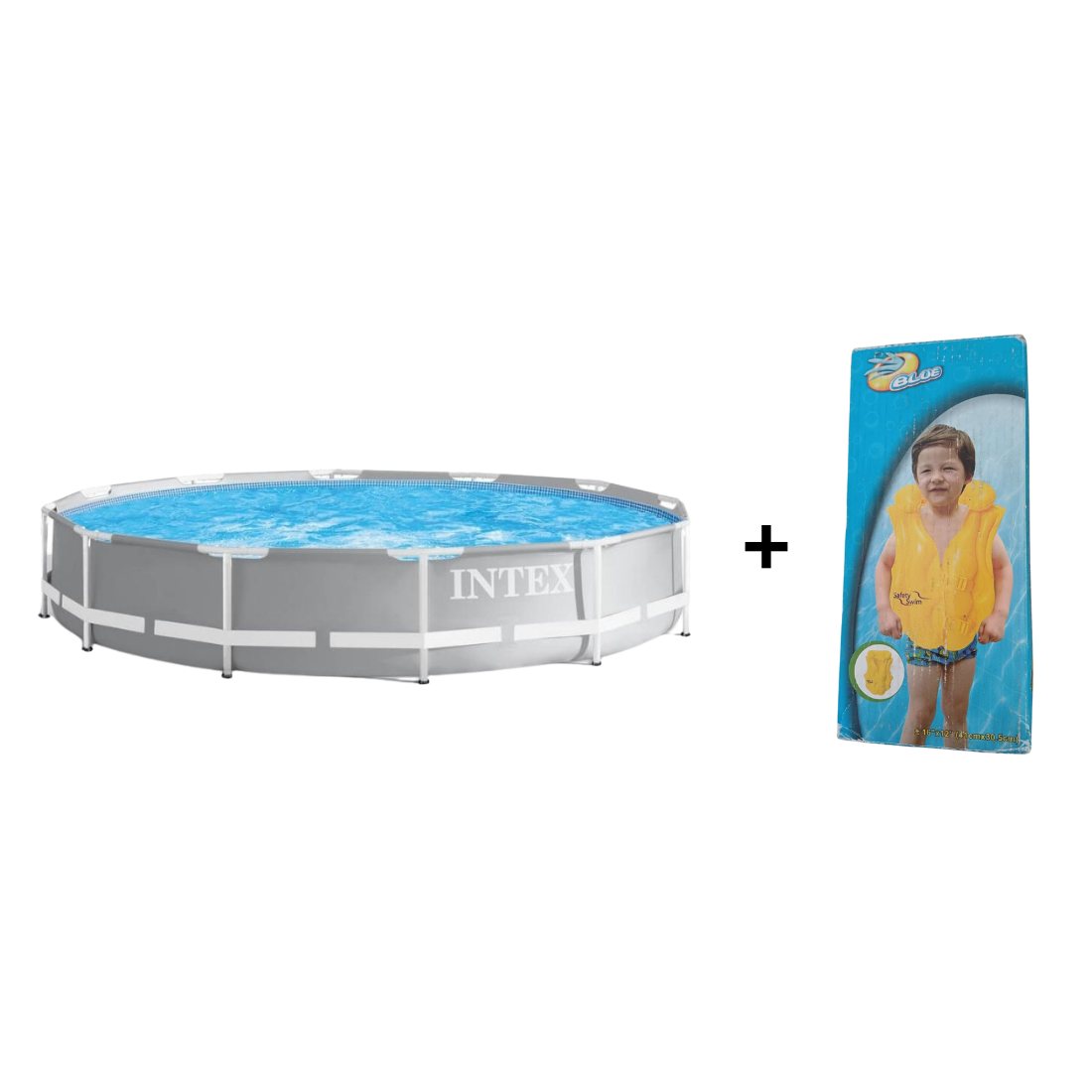 INTEX PRISM FRAME Bazen 305x76 + POKLON Prsluk za Plivanje 41x30,5cm