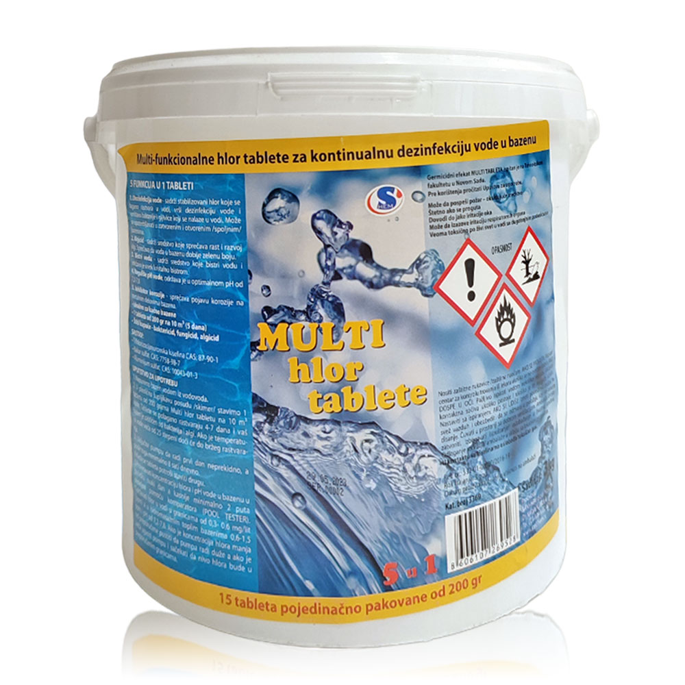 Multifunkcionalne Tablete 5u1 200g (Velike) – Pakovanje 3kg