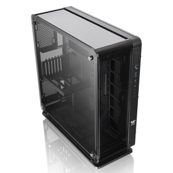 Kućište Thermaltake Core P8 TG Black/Black/Wall Mount/SPCC/4mm Tempered Glass*3
