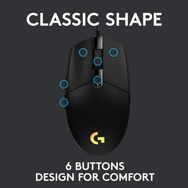 Miš USB Logitech G102 Lightsync 910-005823