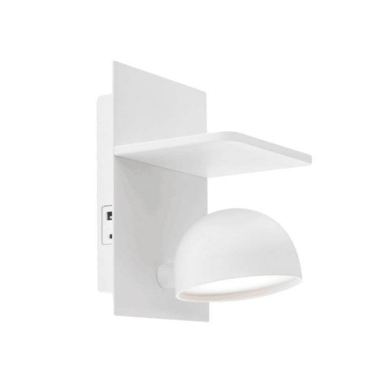 Zidna lampa 7W 3000K bela dimabilna