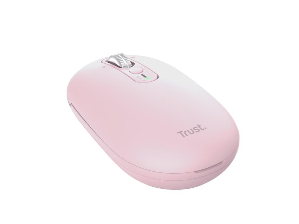 Miš TRUST SERON HYPSCROLL SLIM WRLS MOUSE/roze