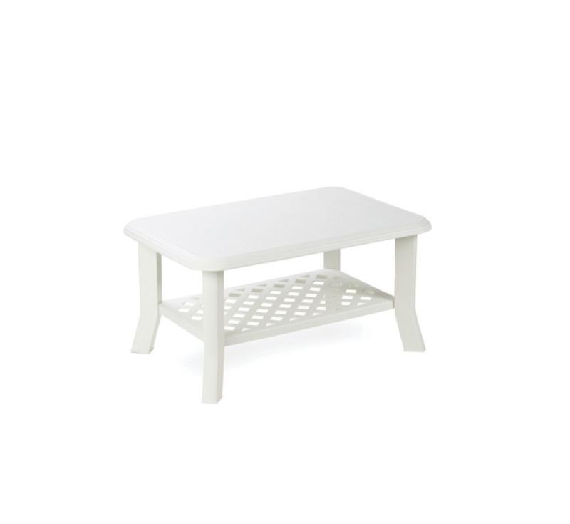 Baštenski sto plastični 90 x 60 x 46cm Niso beli