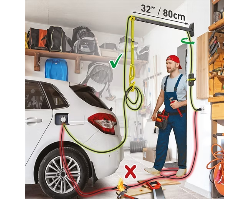 EV80WM zidni nosač kabla za punjenje električnih vozila 80cm