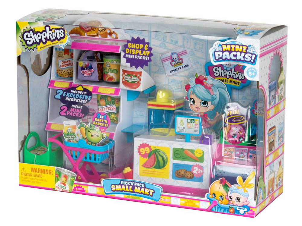 SHOPKINS PICK N PACK MARKET SET
