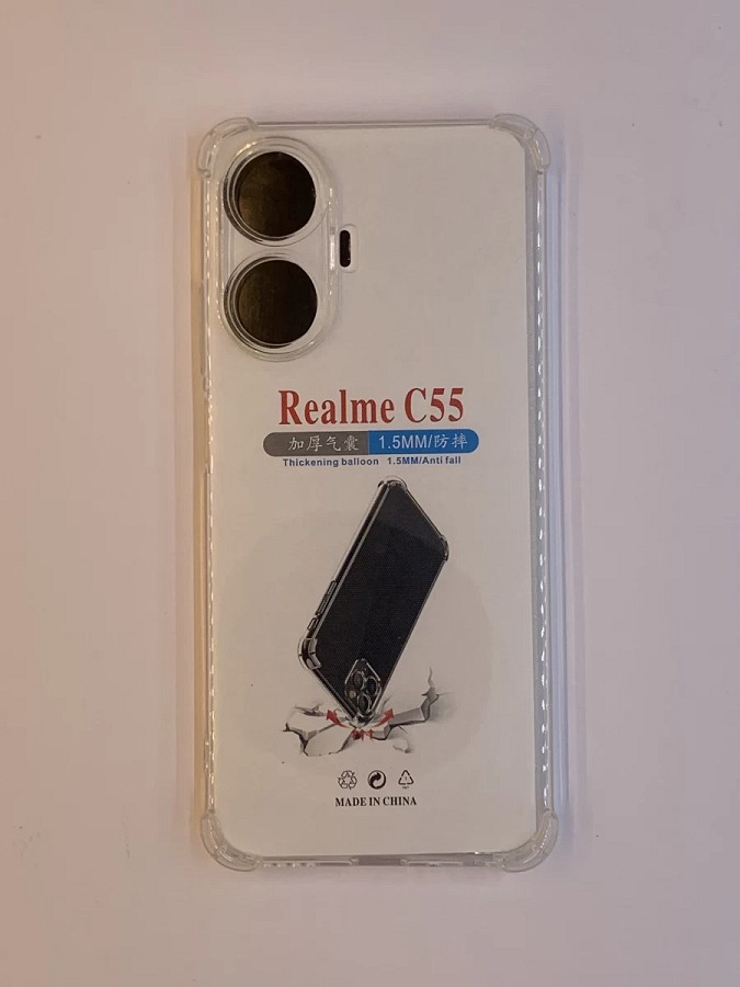 Realme C55 transparent sa ojačanim ivicama