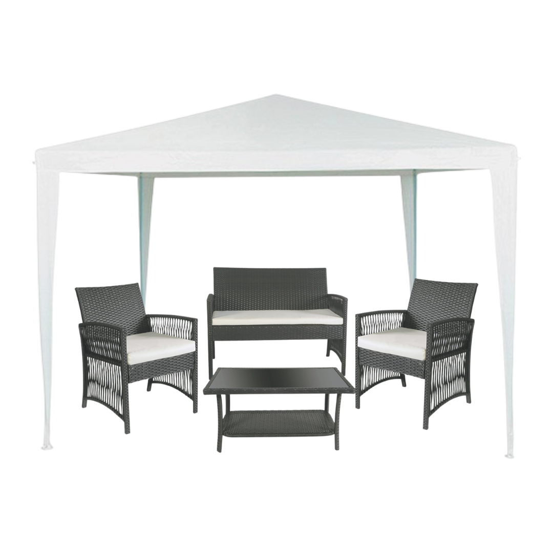 MALAGA Baštenska garnitura i Tenda 2.7x.2.7m