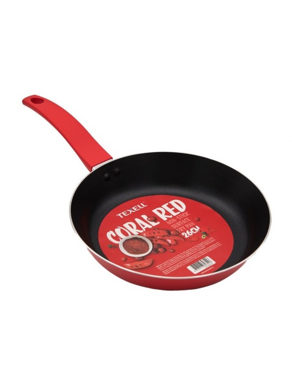 Tiganj duboki 26cm Coral Red Texell TPCR-D26