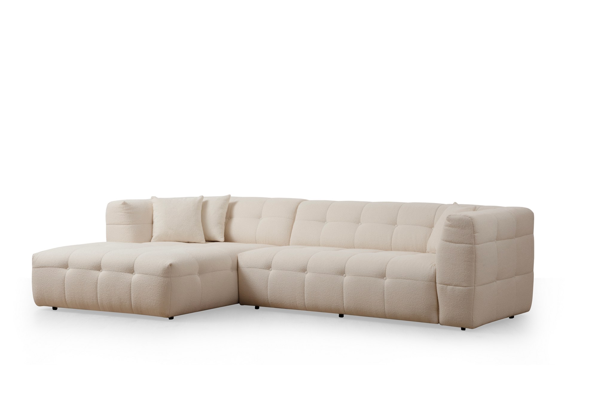 Ugaona garnitura Cady 3 Seater Left - Bež