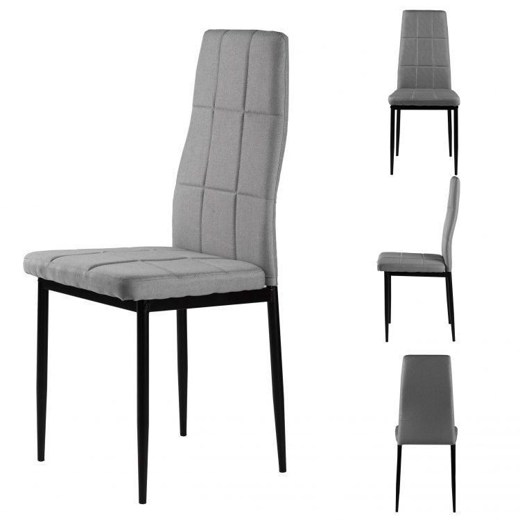Trpezarijske stolice set 4 kom Tami light gray