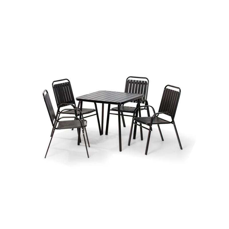 Baštenski Set Aruba sa 4 Stolice (A+B)