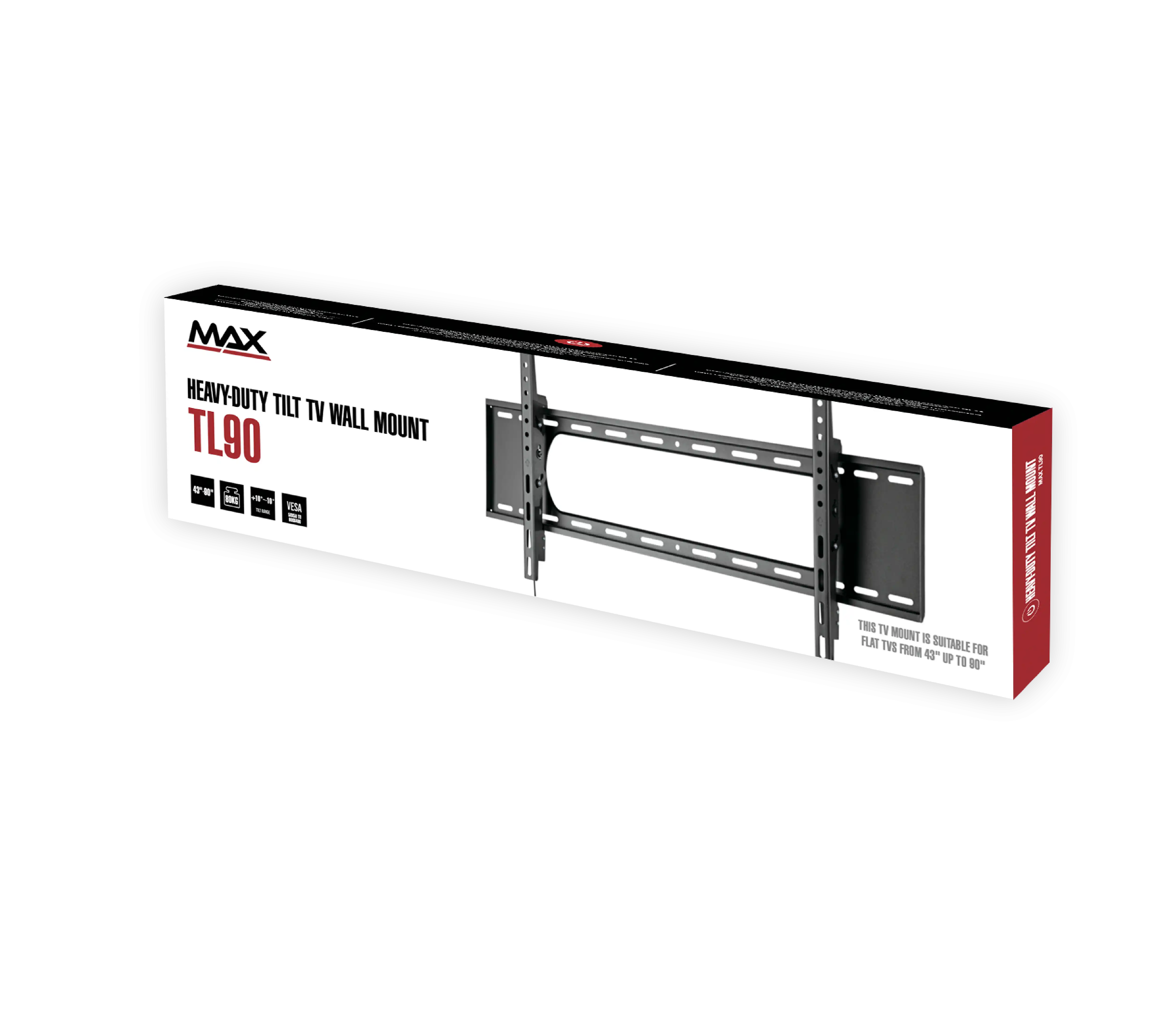 Nosač za TV MAX TL90 43-90/800x400/80kg/tilt