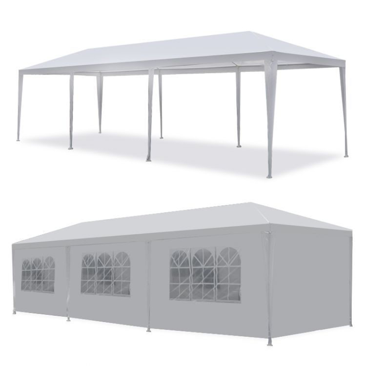 Baštenski šator, 3x9 m, 8 stranica, white, MultiGarden