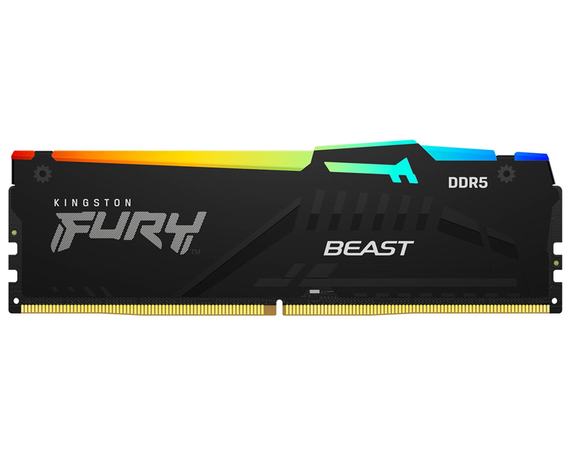 DIMM DDR5 16GB 6000MT/s KF560C30BBEA-16  FURY Beast Black RGB EXPO