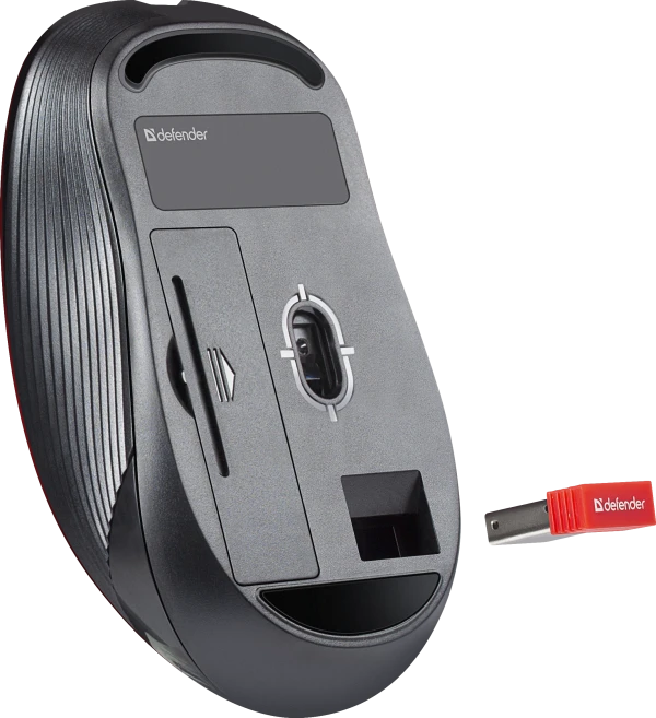 Bežični miš Defender Gassa MM-105 1600 dpi Sivi