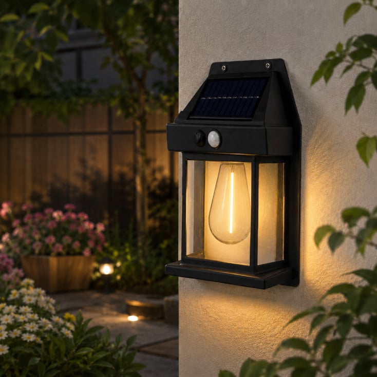 Nazidna solarna lampa sa senzorom pokreta 11436