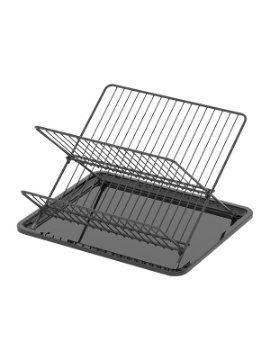 Oceđivač za sudove 30*36*21cm Black matte Texell TDE-BM339