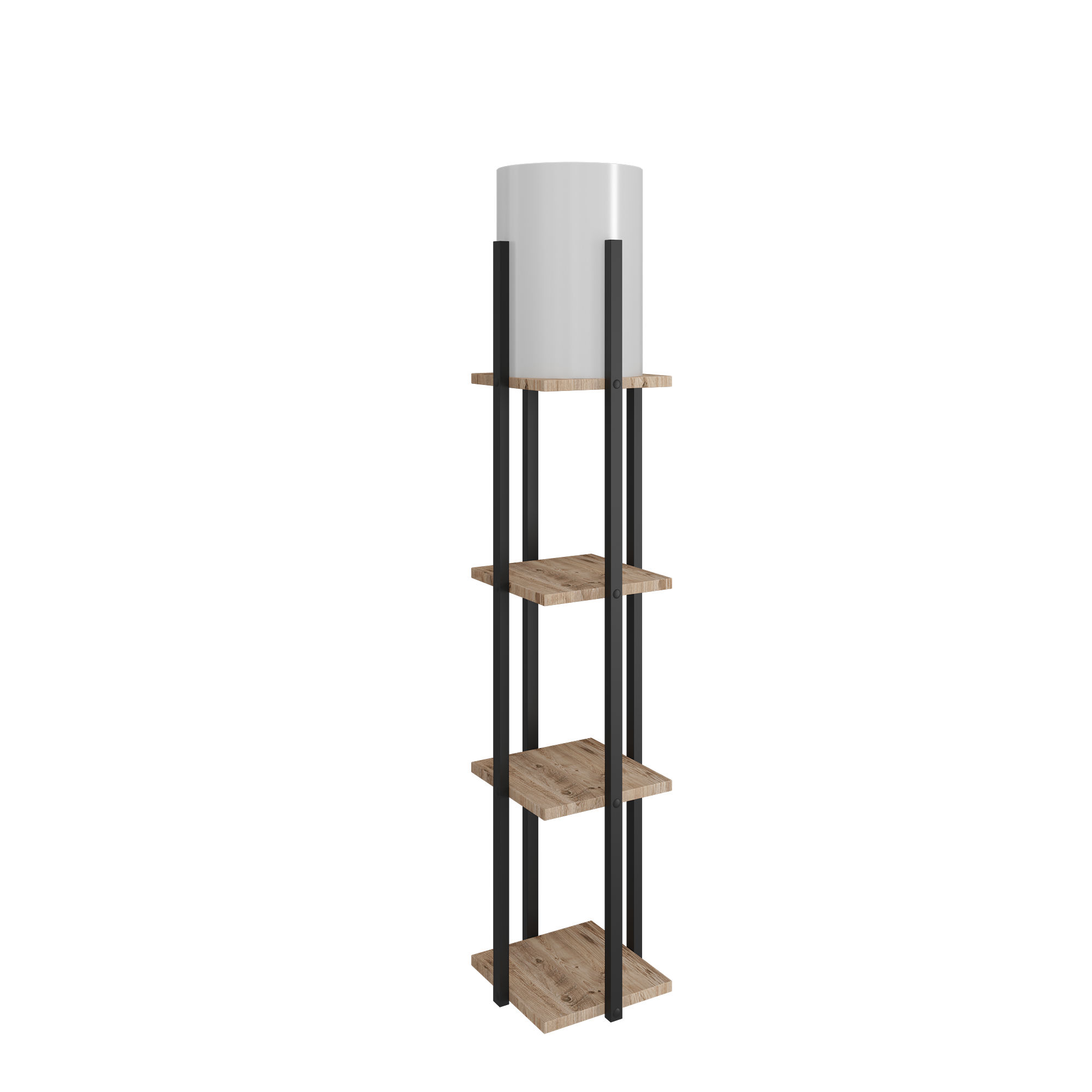 Podna lampa Nora SRC Prirodna, Crna