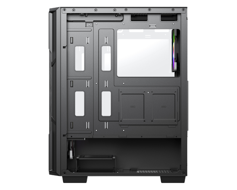 Kućište VECTOR V212 CASE (BLACK) + RX-675XTB (OEM) PSU (V213MTBF675X w/PSU)