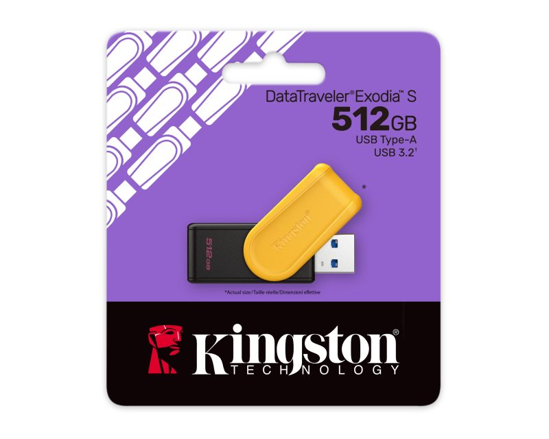 512GB DataTraveler Exodia S USB 3.2 Gen1 DTXS/512GB