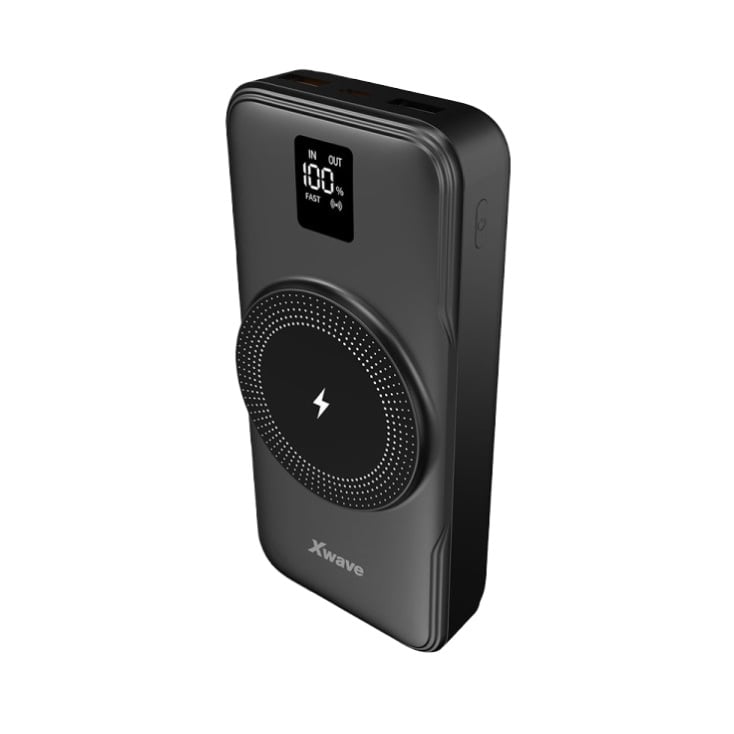 Xwave Power bank eksterna baterija 20000mAh/20W/15W wireless/PD/QC3.0 (crna)