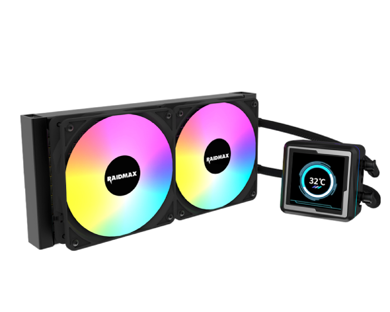 LM240 ARGB CPU LIQUID COOLER WITH ANIMATION DISPLAY - Vodeno hlađenje crno (LM240BK) F
