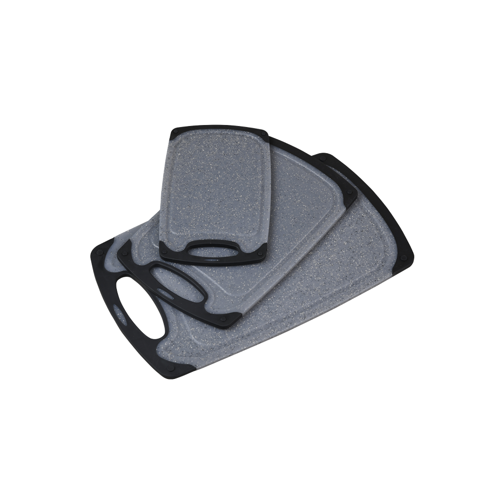 KESPER KSP30790 KUHINJSKI SET 3 DASKE ZA SEČENJE SIVO-CRNE BOJE