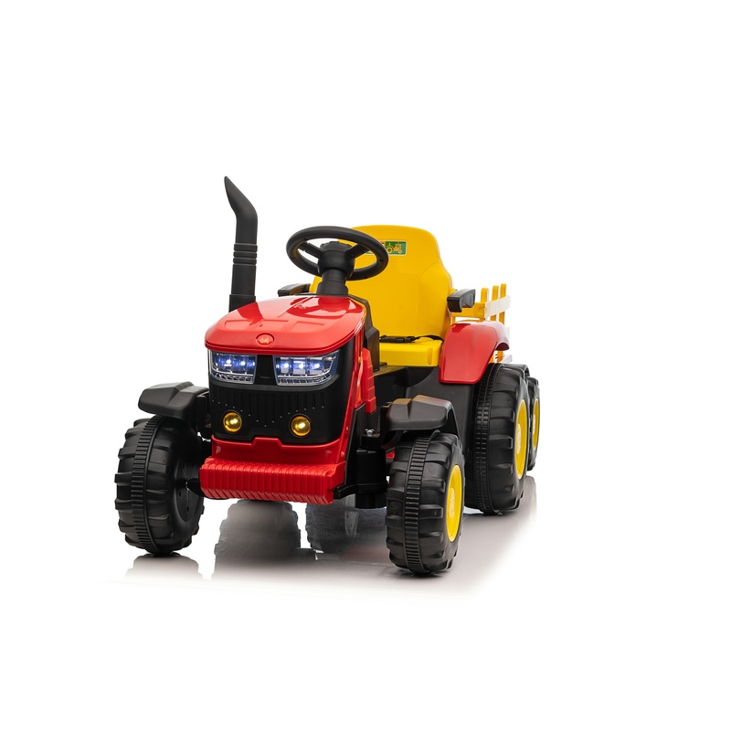 Traktor Sa Prikolicom Crveni