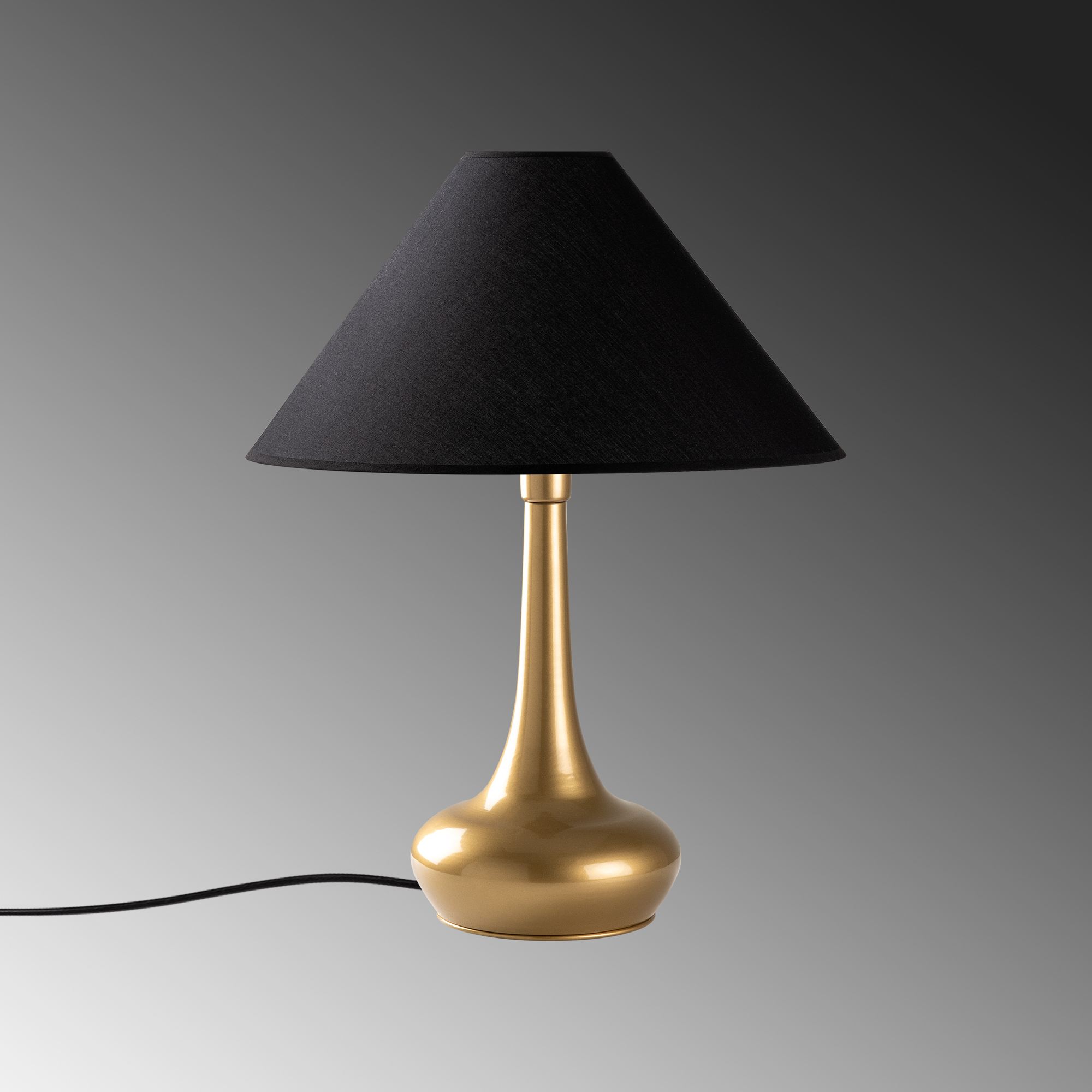 Stona lampa Luna - 15256 Zlatna, Crna