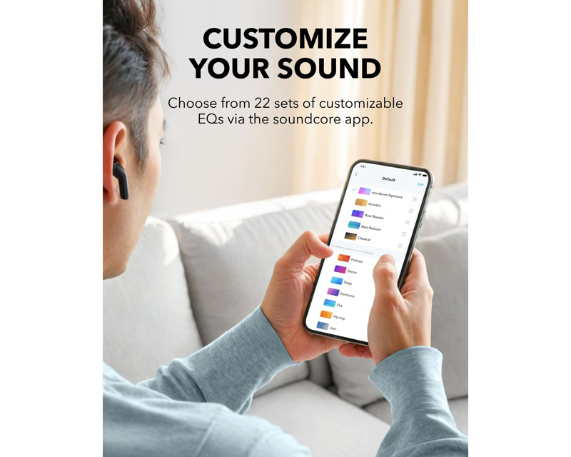 Soundcore K20i TWS BT bubice sa mikrofonom crne