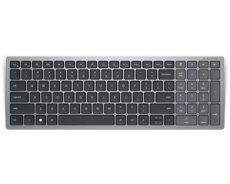 KB740 Pro Plus Compact Multi-device US wireless tastatura siva