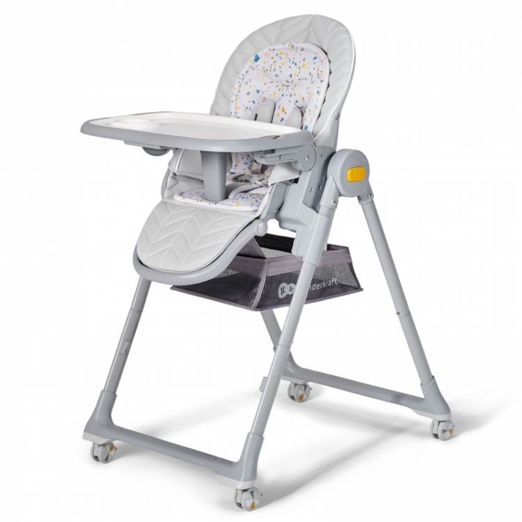 Kinderkraft stolica za hranjenje Lastree Grey hranilica