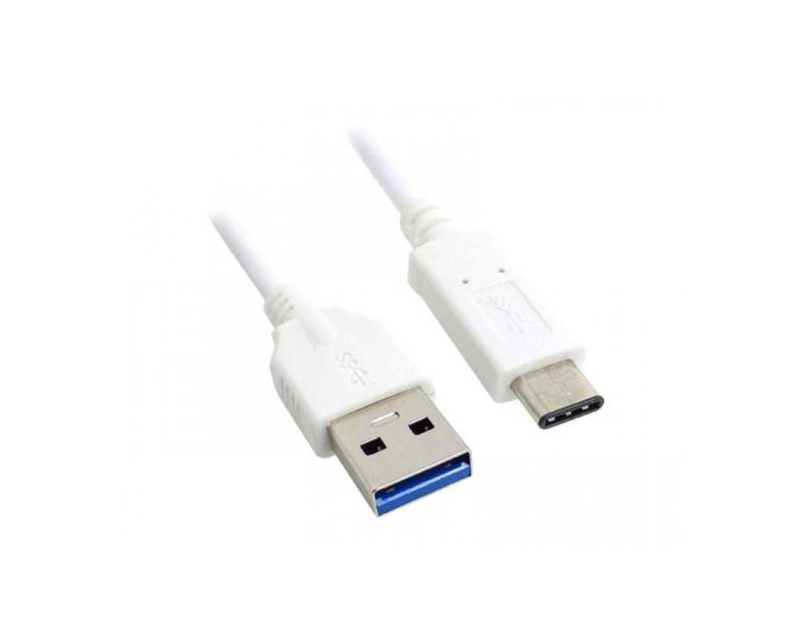 Kabl 3.0 USB A - USB 3.1 tip C M/M 1m, za Superbrzo punjenje, 120W, 20V, 6A, beli