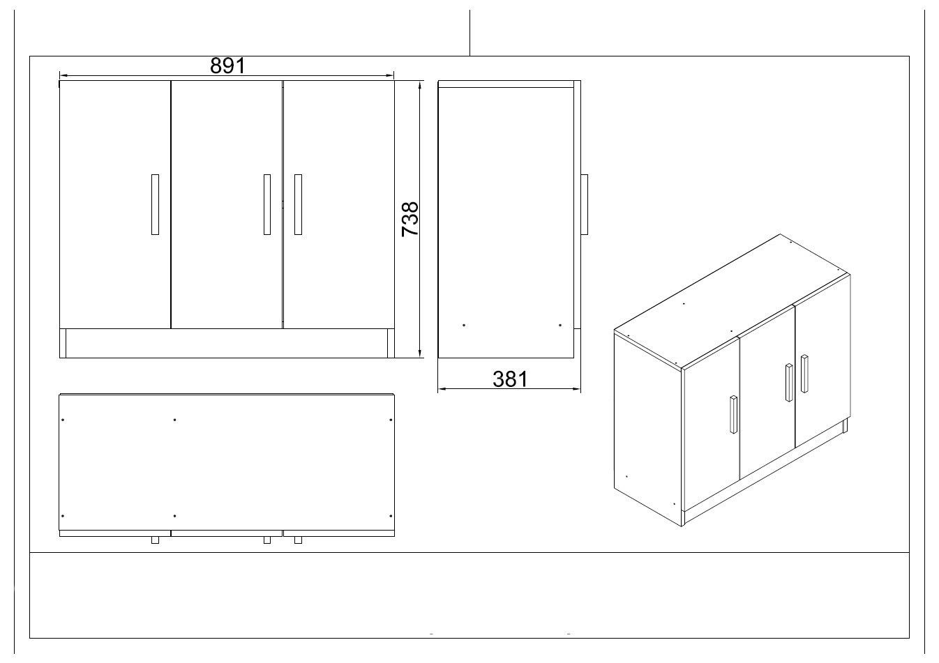 Set kancelarijskog nameštaja Vo19-Ba Barok, Antracit