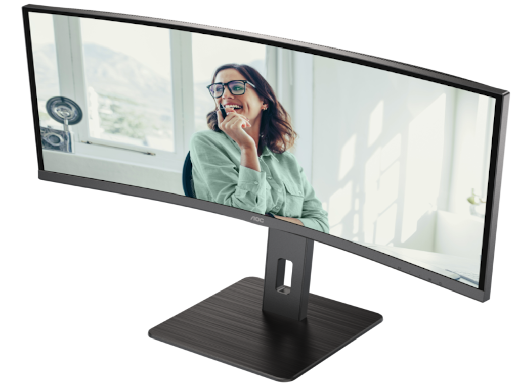 Monitor AOC CU34P3CV 34"/VA,21:9,zakrivljen/3440x1440/100Hz/1ms MPRT/HDMI,DP,USB/visina/VESA/crna