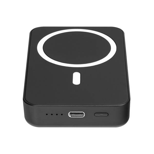 Powerbank S-LINK M100 10000mAh LCD/PD20W/Magsafe/crni