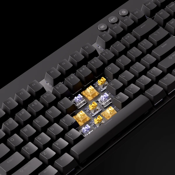 Gaming tastatura MCHOSE Mix 87 Hall Effect Apollo Magnetic Switch black