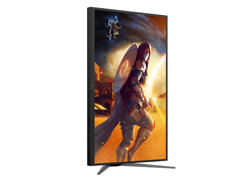 Monitor AOC U27G4XM 27"/IPS MiniLED/3840x2160/160Hz/1ms GtG/HDMI,DP,USB/Gsync/Pivot,visina/VESA/crna