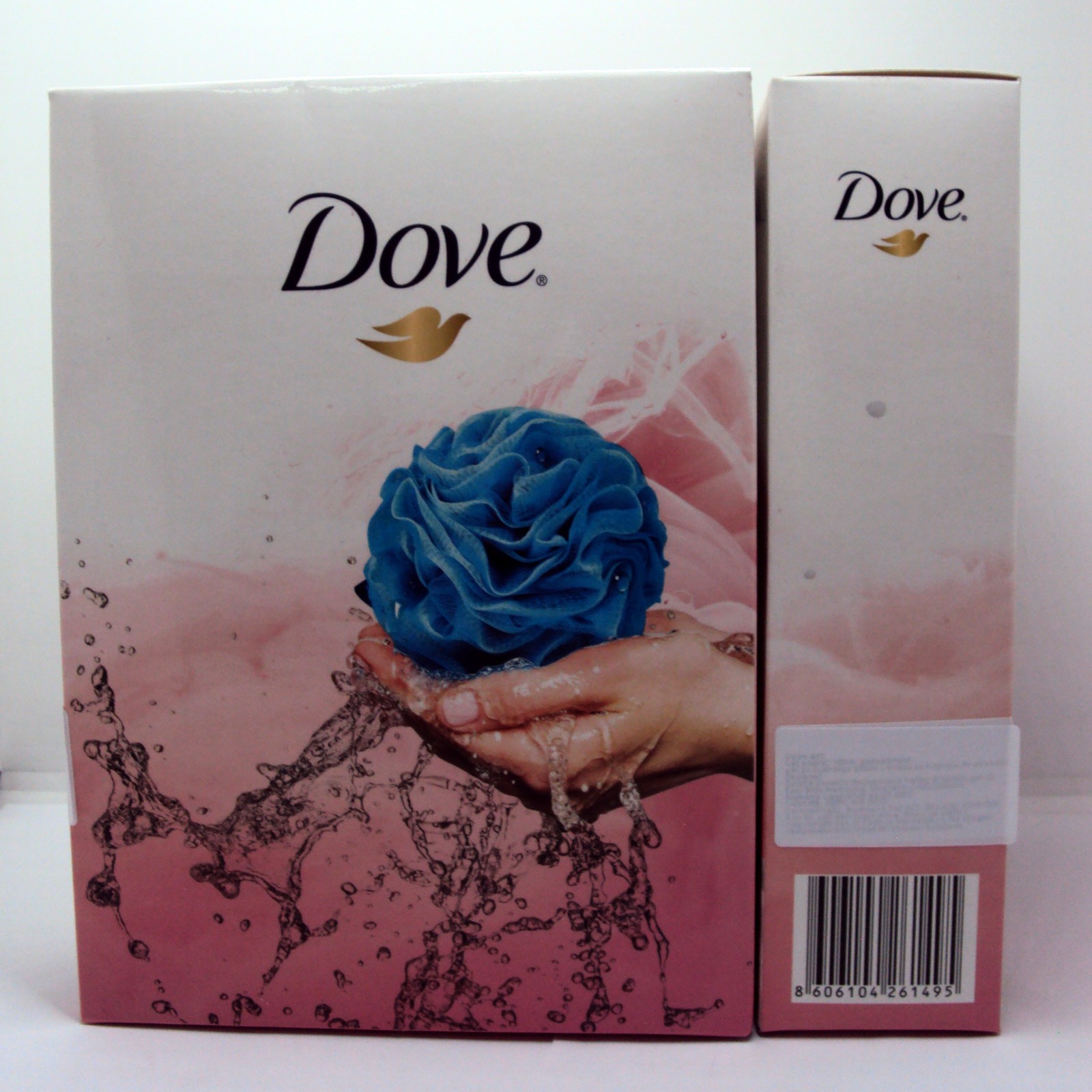 DOVE SET W (deo+dush gel+pufna) rozi