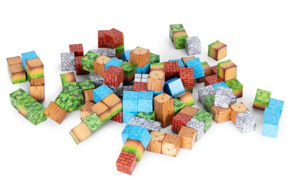 Set magnetnih kocki za decu – 119 delova