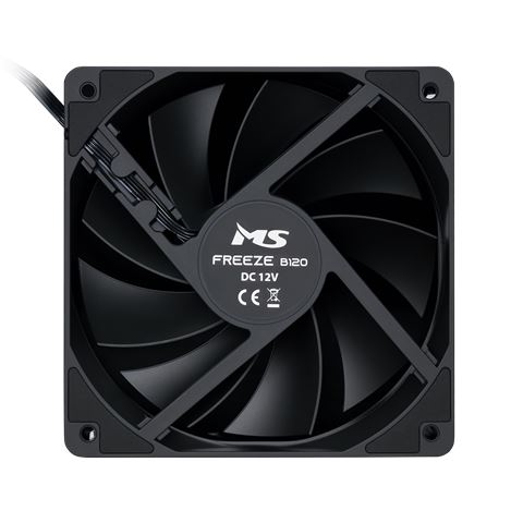 VENTILATOR ZA KUĆIŠTE MS FREEZE B120 crni fan