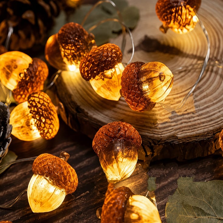 Dekorativni LED niz sa žirovima 20 LED 190 cm