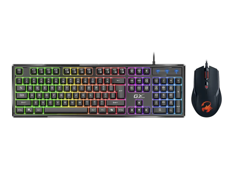 Scorpion KM-GX6 Gaming RGB USB US crna tastatura + miš