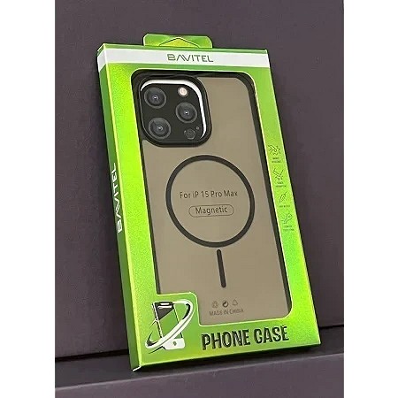 iPhone 15 Pro Max Bavitel MagSafe crna