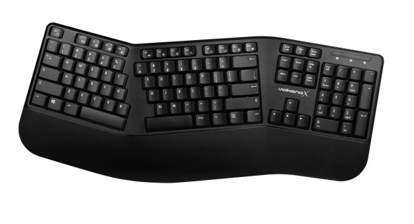 Tastatura Wireless VolkanoX Ergo US VK-20300-BKV2 crna