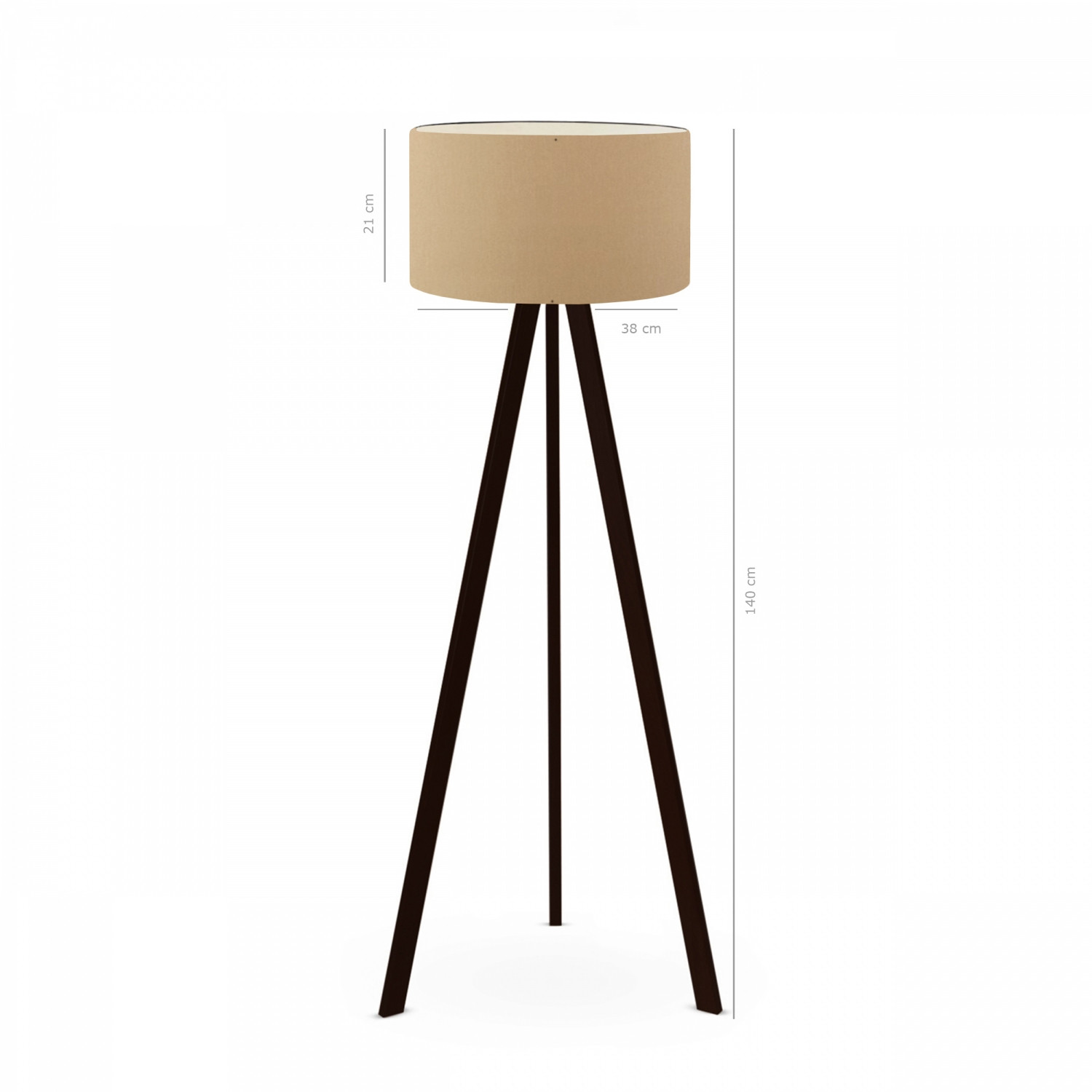 Podna lampa AYD-2805 Svetlo braon