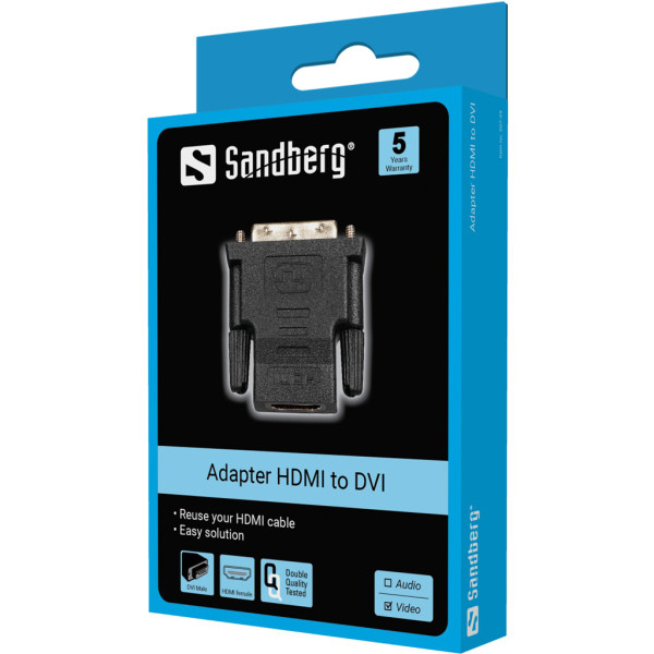 Adapter Sandberg 507-39 DVI-M - HDMI-F