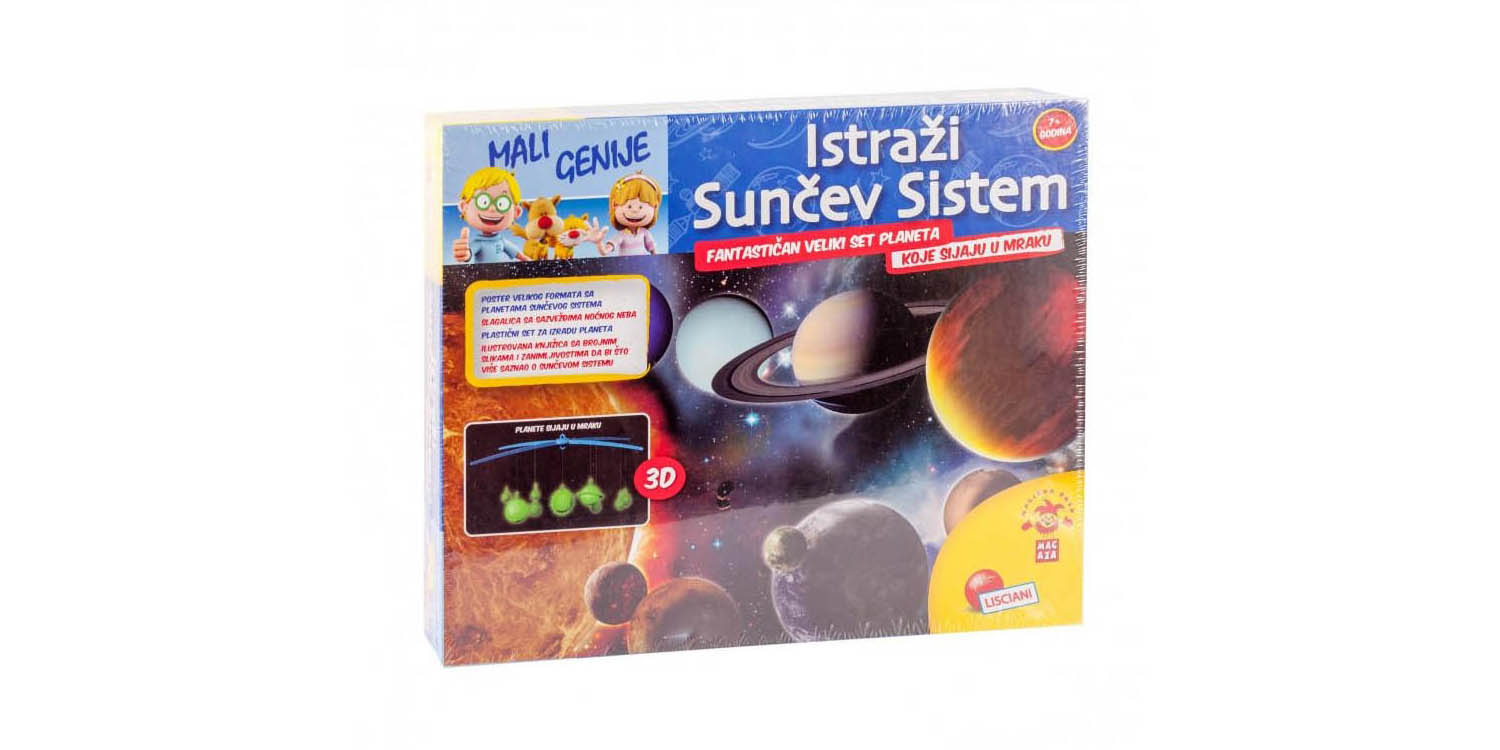 LISCIANI MALI GENIJE EDUKATIVNI SET ISTRAZI SUNCEV SISTEM (UPUTSTVO NA SRPSKOM)